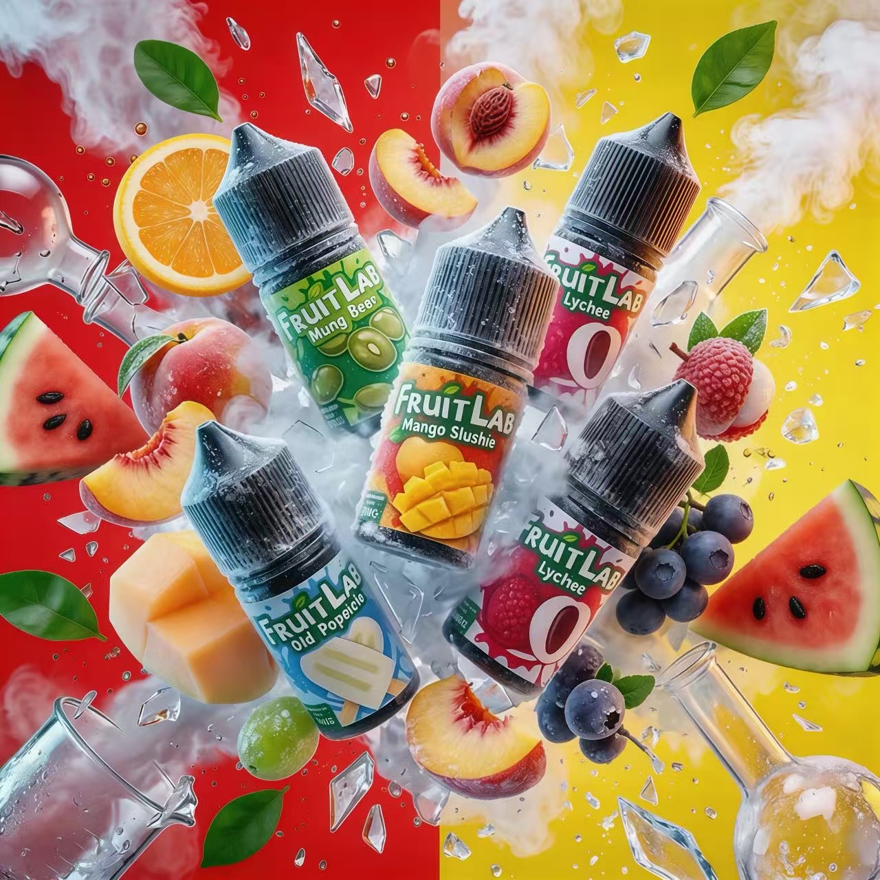 FruitLab 水果實驗室煙油 冰爽純果香 2026 夏日限定